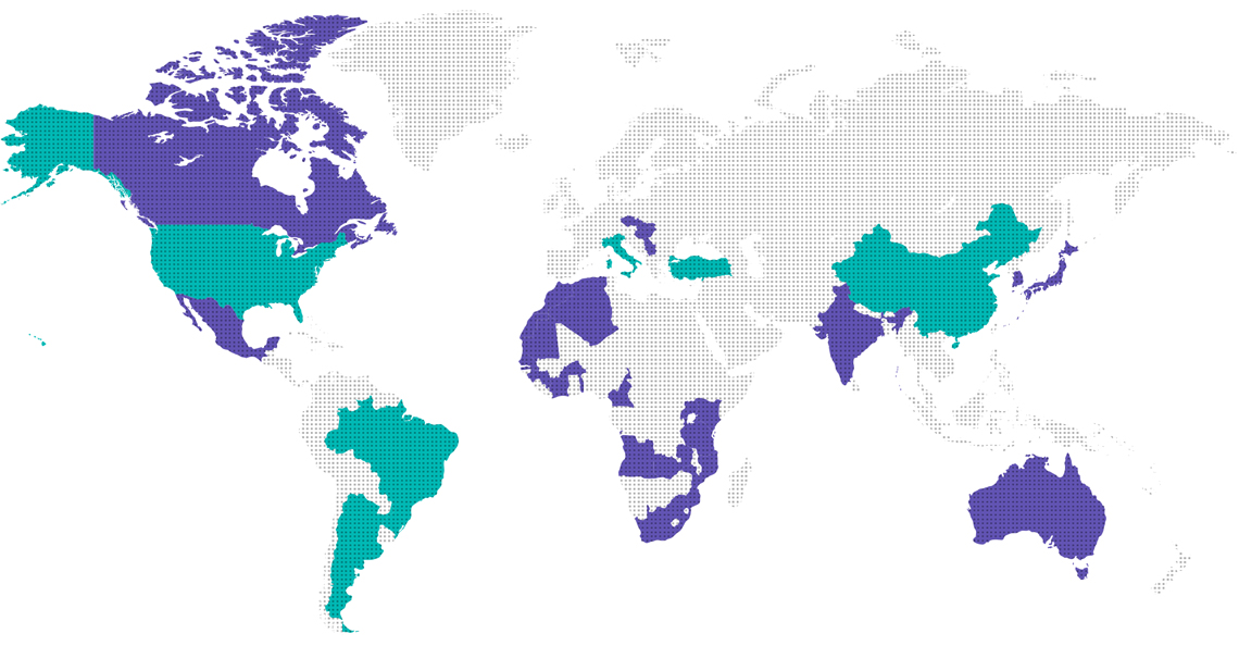 Mappa di distribuzione dei servizi Fidis